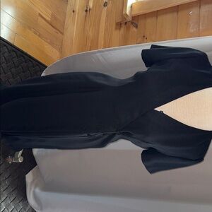 Elegant Black Wrap Dress